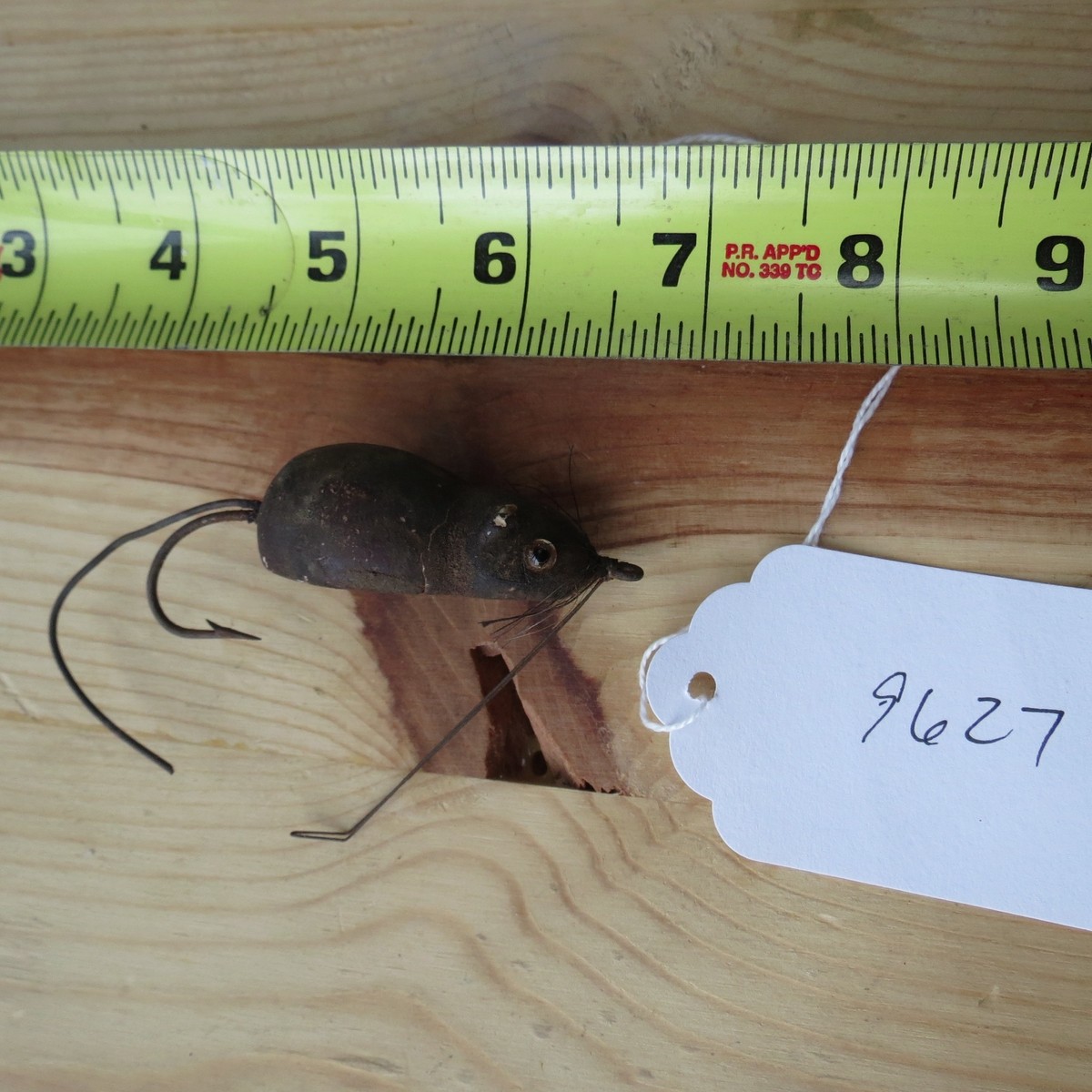 Leurre de pêche vintage inconnu (lot#9627