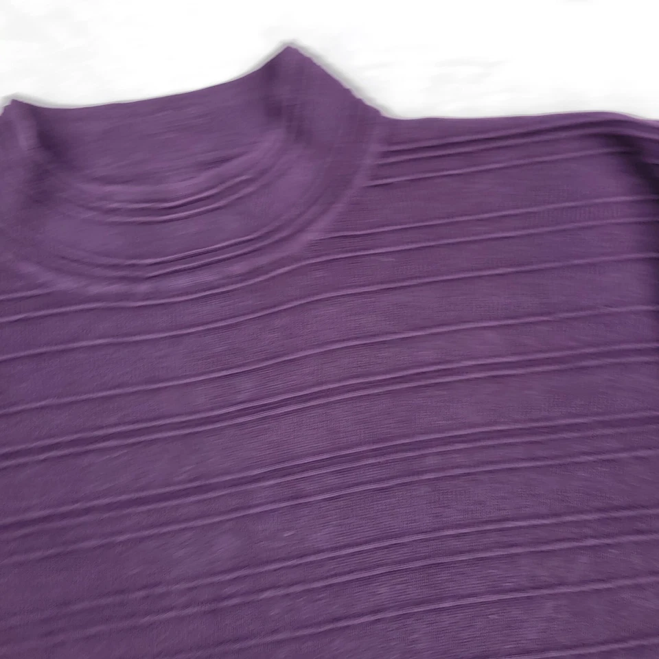 Marisa Christina Sweater Women 2X Mock Ribbed Textured Cottagecore Grandma Adult - Image 2 of 4