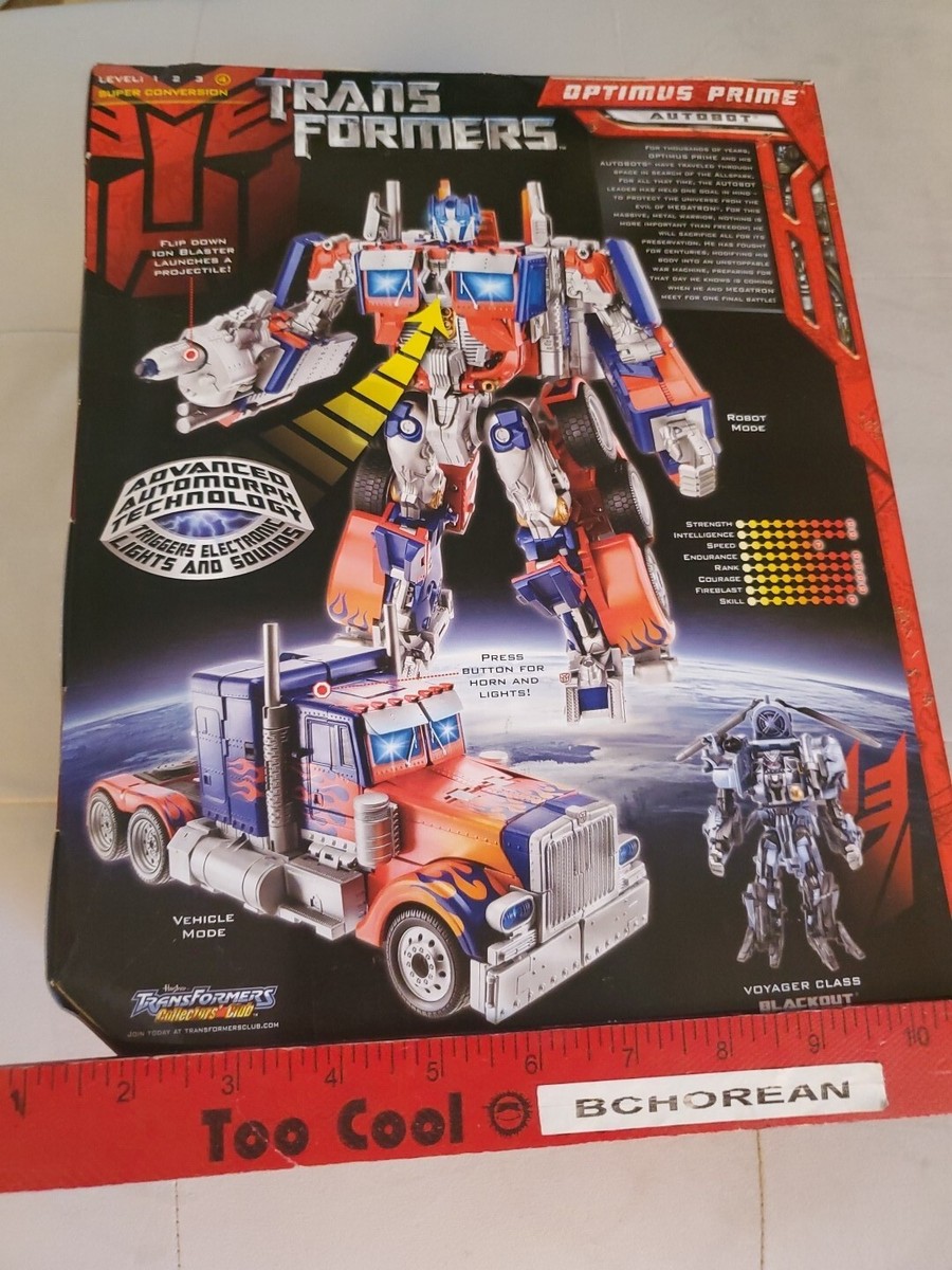 Transformers Movie 2007 Leader Class Optimus Prime New | eBay