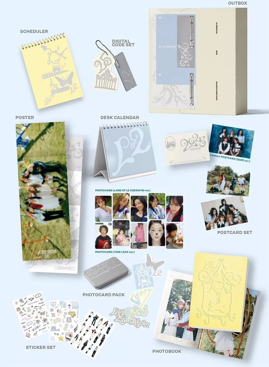 LE SSERAFIM 2025 SEASON'S GREETINGS | eBay