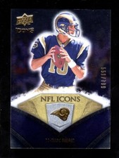 2008 UPPER DECK ICONS NFL ICONS NFL32 MARC BULGER 551/799 RAMS