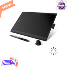 10x6.25 Inch Graphics Tablet with 8192 Pressure  12 Hot Keys for Mac/PC