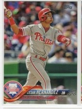 Cesar Hernandez 2018 Topps Series 1 Baseball Base #26 Philadelphia Phillies