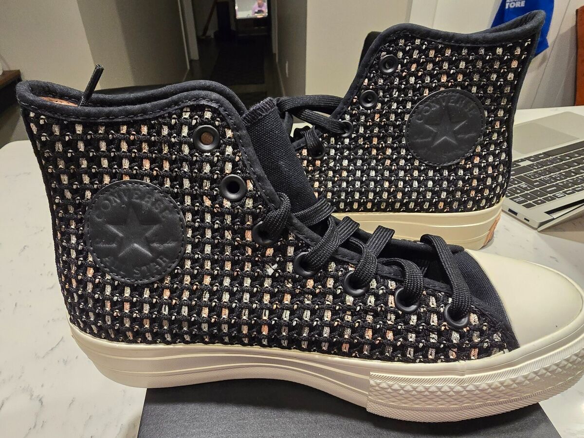 NEW Converse Chuck Taylor All Star Lift Platform Crochet NEW Converse Chuck Taylor All Star Lift Platform Crochet