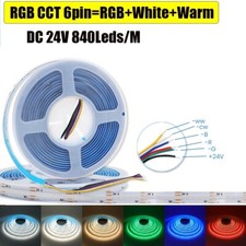 Addressable RGBCCT COB LED Strip Smart Ambient Lighting For Home Commercial