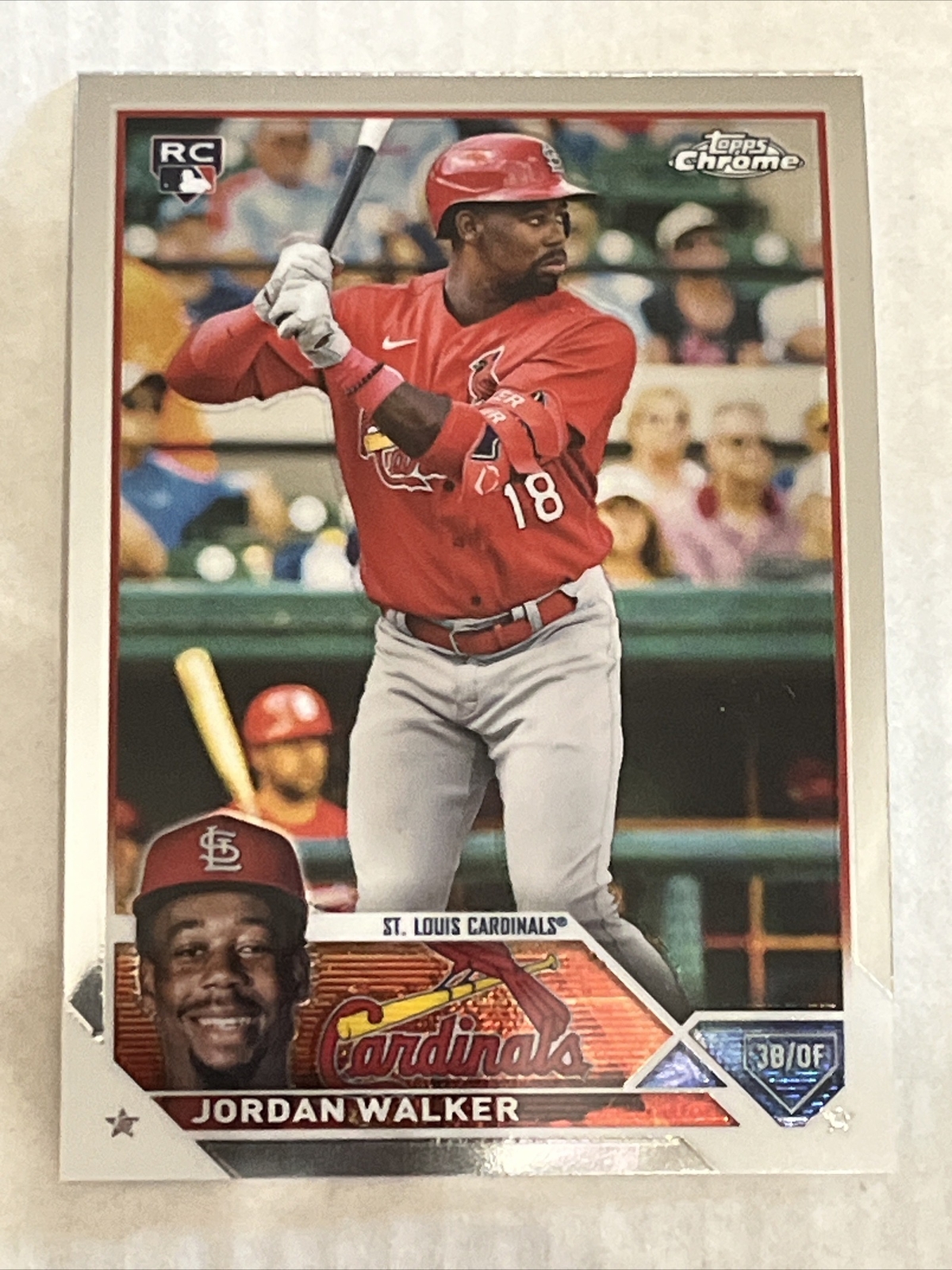 2023 Topps Chrome Jordan Walker Rookie Card RC #209 St Louis Cardinals