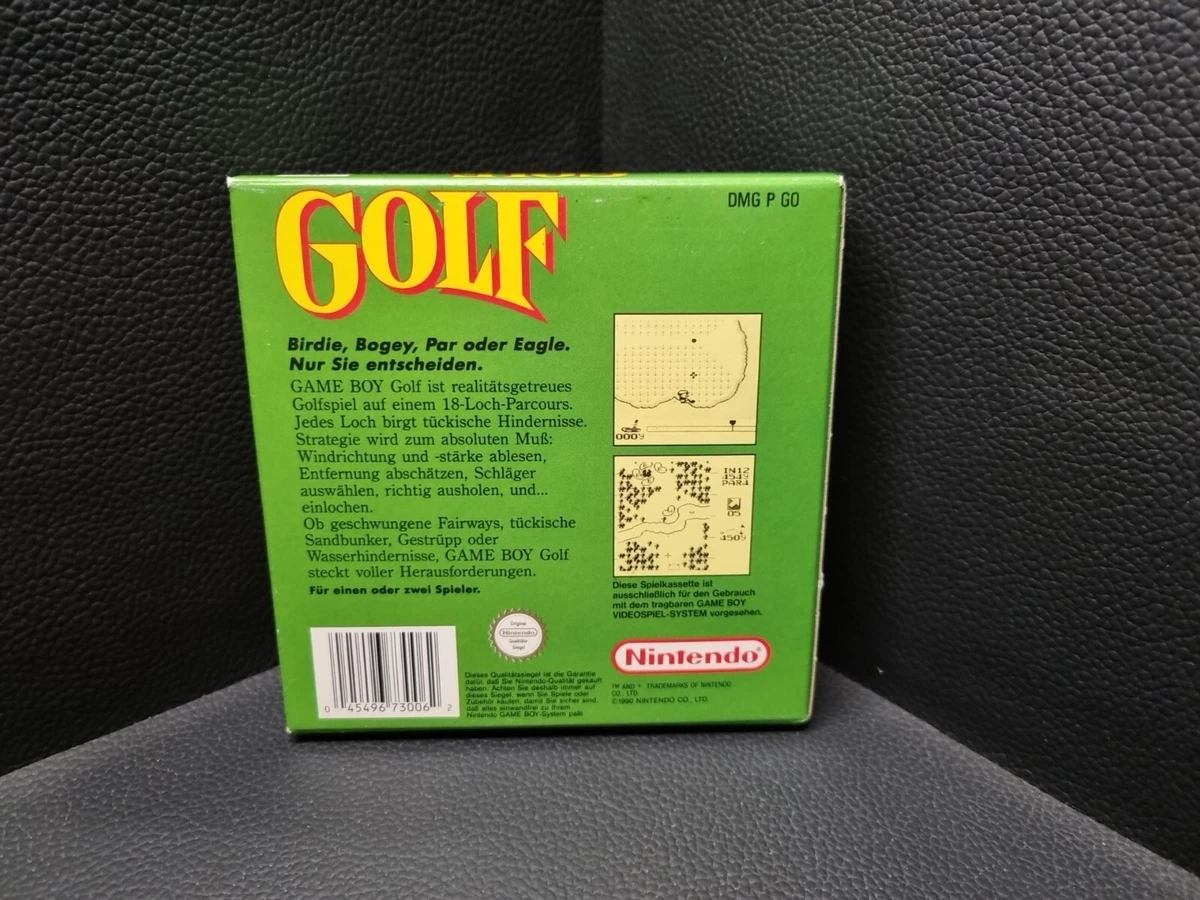 Game Boy Golf • Estado como nuevo • Completo • EMBALAJE ORIGINAL • Nintendo • NOE-3 • EXCELENTE •