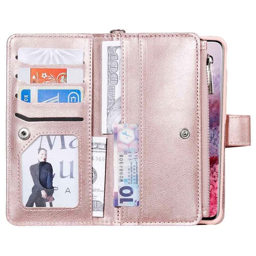 For Samsung S23 S22 S21 S20 S10 S9 Magnetic Detachable Wallet Leather Case Cover - Picture 5 of 49