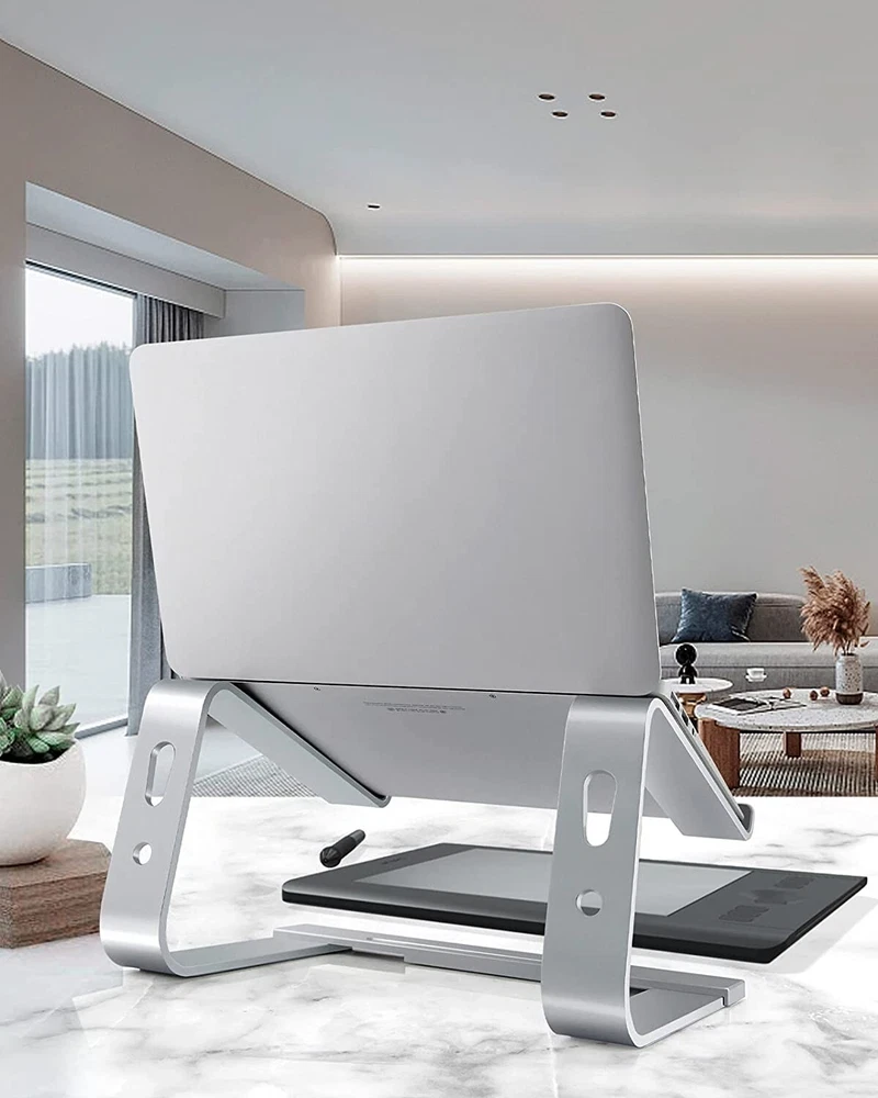 Laptop Stand, Computer Stand for Laptop, Aluminium Laptop Riser, Ergonomic Lapto