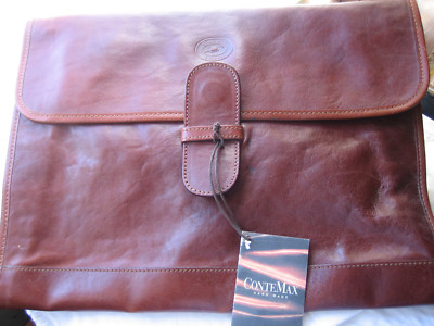 Conte Max Tasche/Ordner Echtleder F.N.