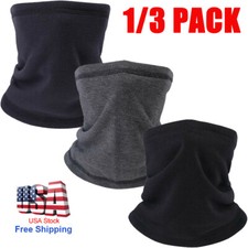 Winter Neck Thermal Gaiter Scarf Windproof Fleece Ski Face Mask for Cold Weather