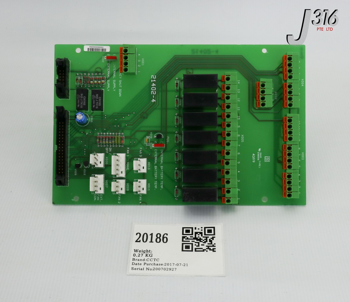 20186 CCTC PCB, TEMPERATURE FAN CONTROL BOARD 21402-4 | eBay