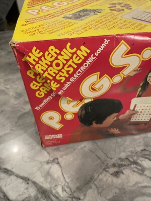 Vintage Parker Brothers P.E.G.S Pegs Electronic Game System  1978 Good Condition
