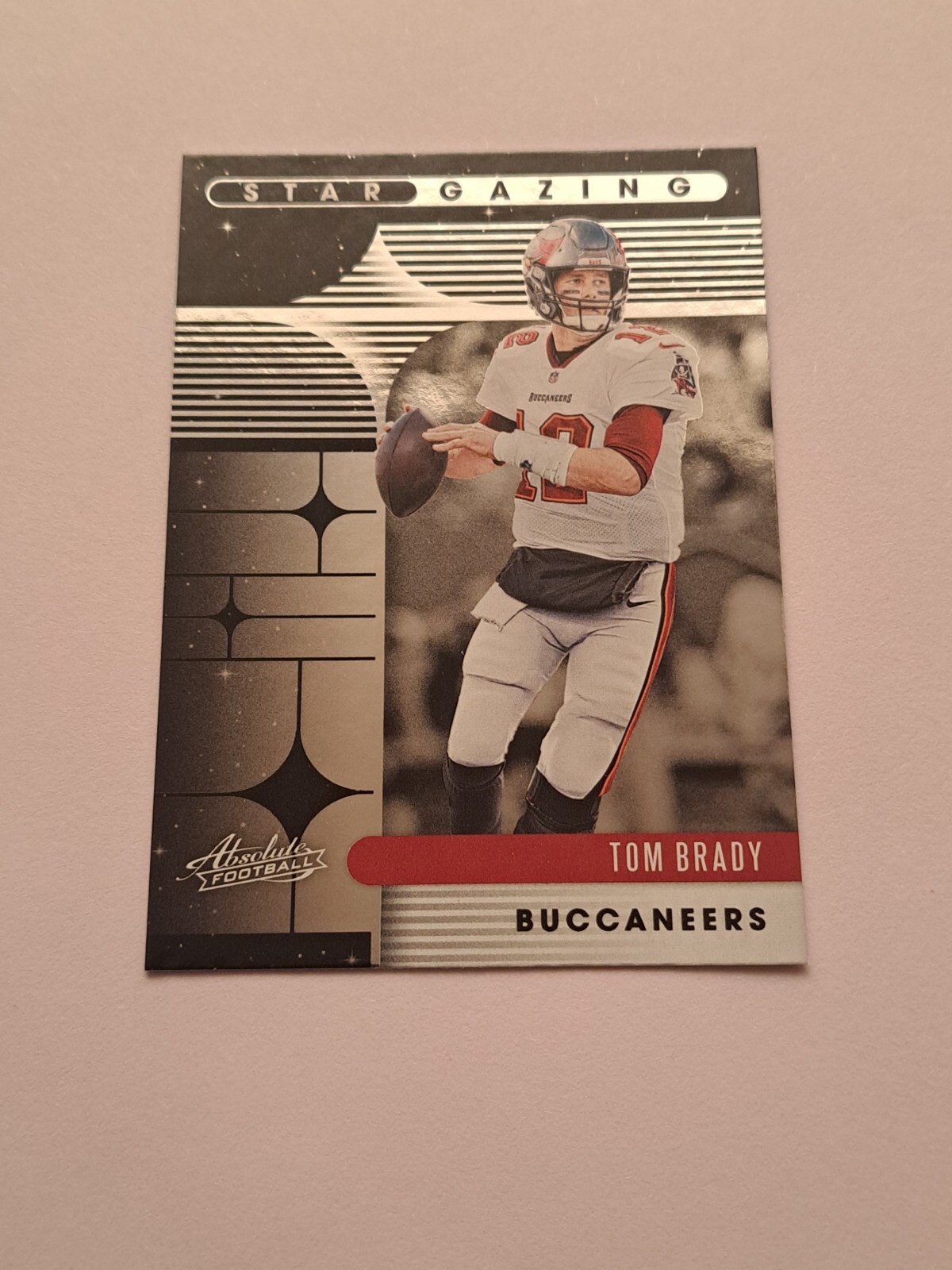 Tom Brady Star Gazing Insert #SG-TB 2020 Panini Absolute Football In Toploader 