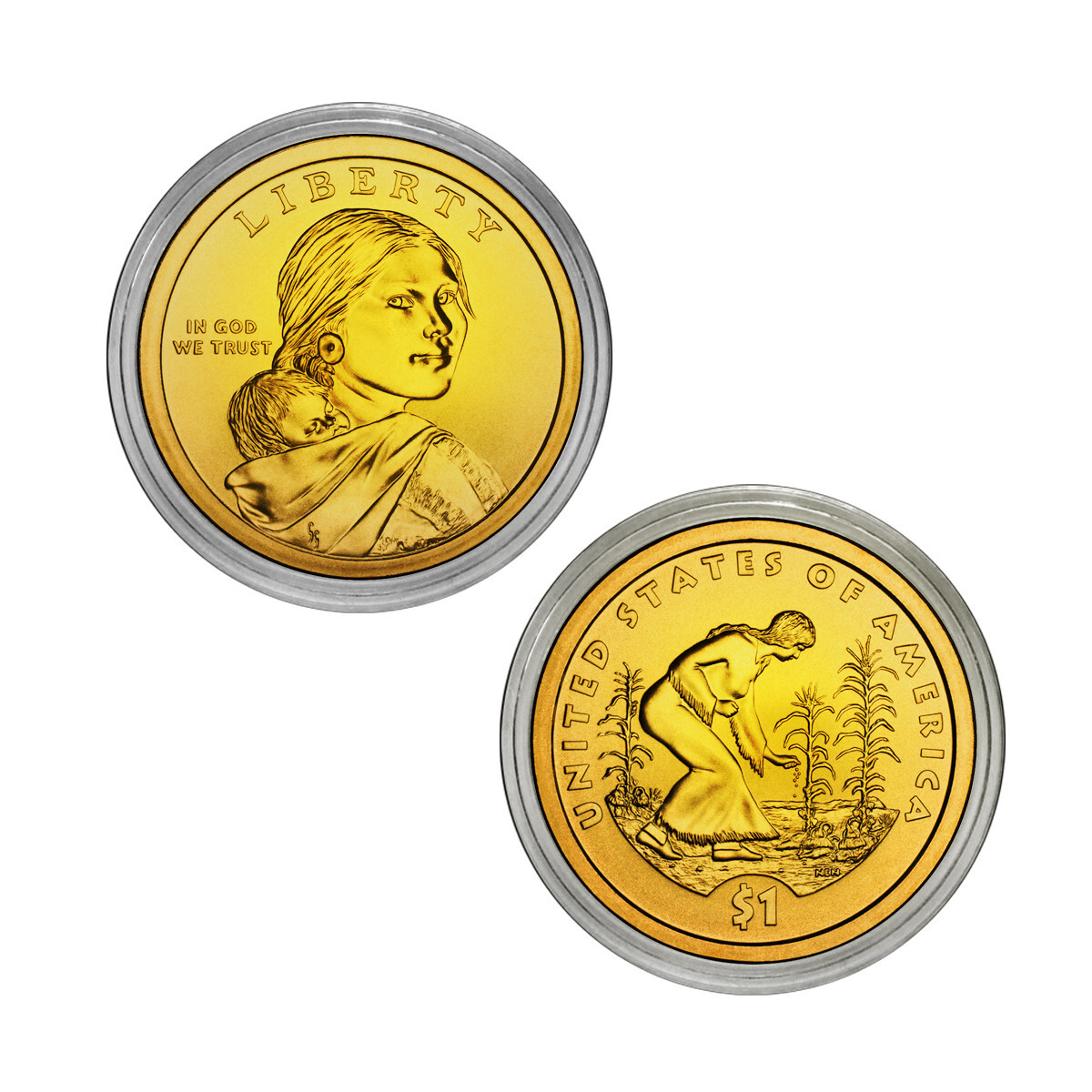 2009 Sacagawea Native American Dollar Gold Layered | eBay