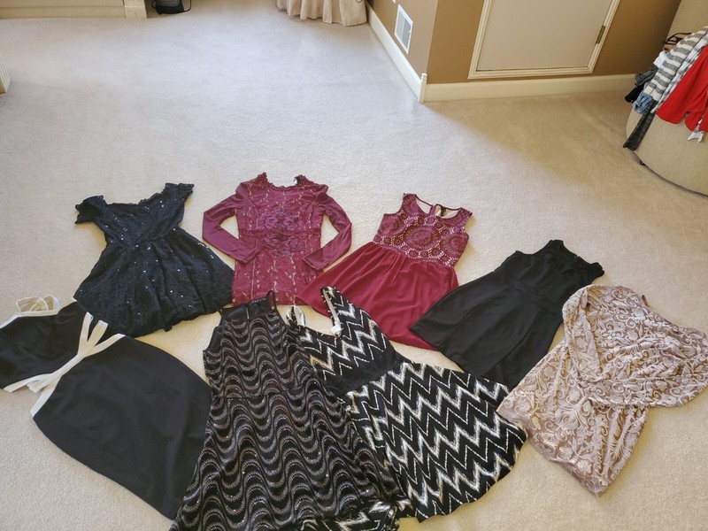 Lot 8 Girl Party Cocktail Dresses Sweet 16 Dresses Size 6-7