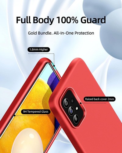 Samsung Galaxy A53 5G Case Shockproof Flexible Soft Carbon Fiber Phone Cover - Picture 3 of 6