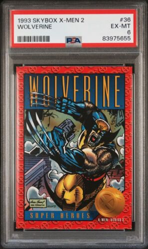 Skybox X-Men 2 Wolverine 36 1993 PSA 6 - Imagen 1 de 2
