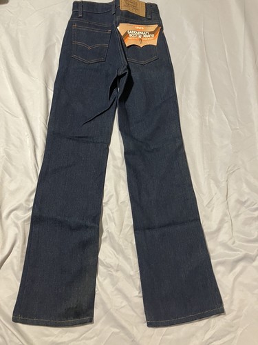 Vintage LEVIS 416-0617 Saddleman Boot Jeans Boys Size 12 Slim ORANGE TAB -NEW- - Picture 5 of 9
