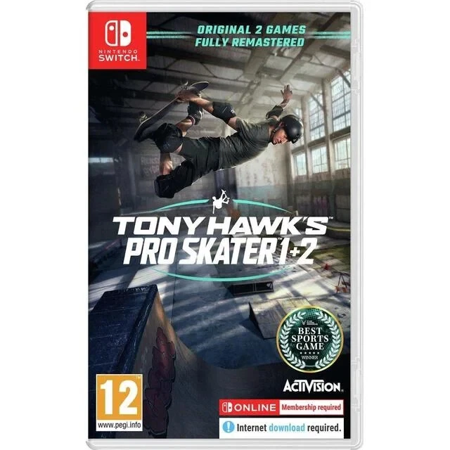 TONY HAWK'S PRO SKATER 1 & 2 Nintendo Switch (New & Sealed)