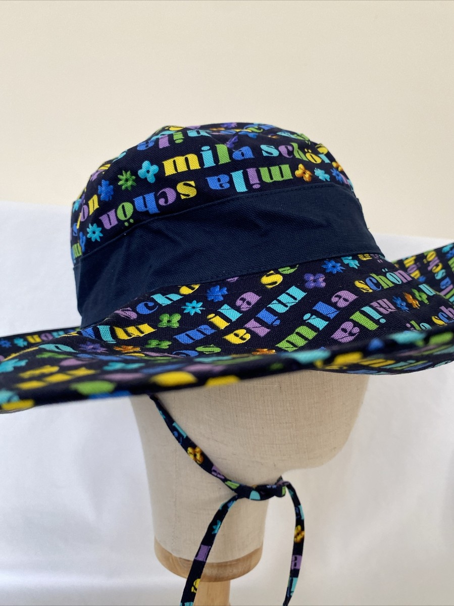 【新品未使用】MILA SCHÖN SPORTS GOLF CAP　NAVY Mila Schon Men's Golf Cap Adjustable Logo Embroidery Gray 57