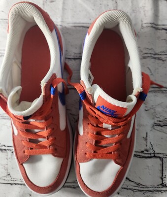 Nike SB Adversary Premium Lobster White Shoes Low Top Red  display picture 2