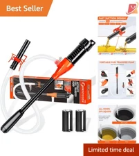 Battery Operated Transfer Pump Plastic 24" Liquid Siphon Fuel Water Extractor
