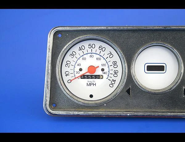 Medidores de cara blanca para Chevrolet P30 1974-1990 Step-Van Foto 3 de 4