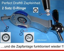 2 Sätze Dichtungen O-Ringe 5 Stück für Philips Perfect Draft® Bierzapfanlage