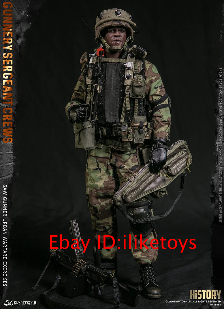 ミリタリー 1/6MARINE CORPS GUNNERY SERGEANT CRRWS DAMToys Gunnery Sergeant Crews Marine Corps Soldier 1/6