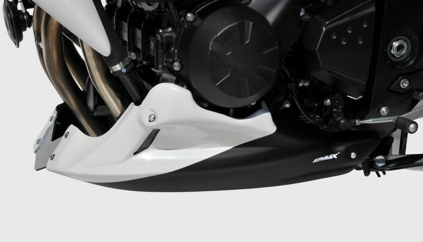 Sabot moteur Ermax Z750 évite les impacts de gravillons blanc noir 2010