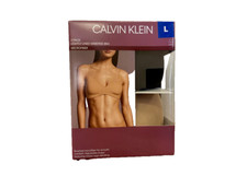 Calvin Klein Microfiber 2 Pack Lightly Lined WireFree Bra BLACK-NUDE,LARGE NIB