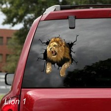 Large-sized Car Decal - Lion - 2 Choices