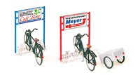 Preiser 17163 FahrradstäNder FahrräDer Bausatz H0 1:87 Neu + Ovp