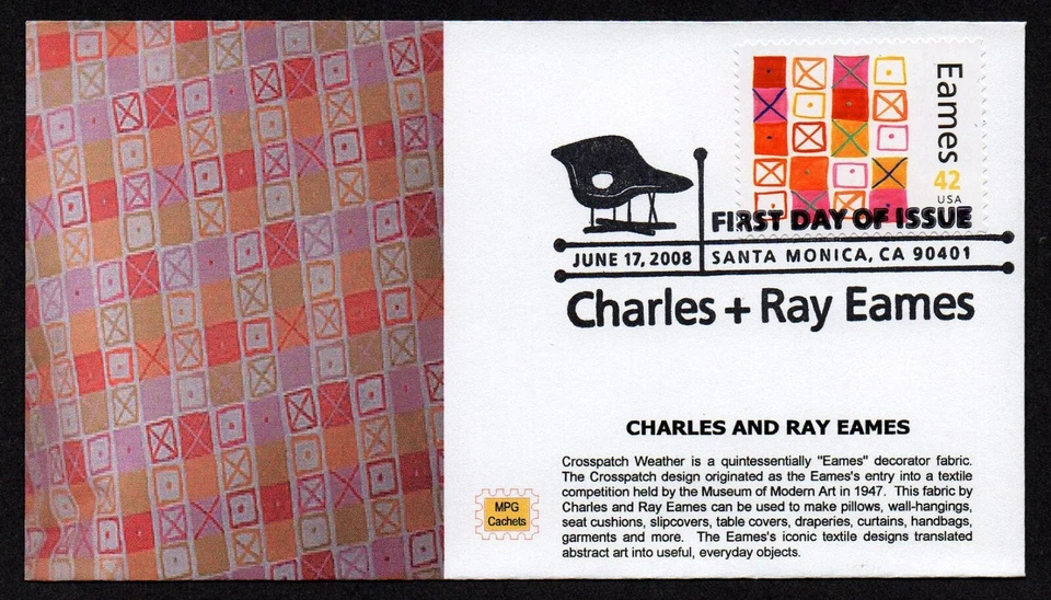 USA, SCOTT # 4333, SET OF 16 FDC COVERS MPG DESIGNERS CHARLES & RAY EAMES 2008 - Image 3 of 4