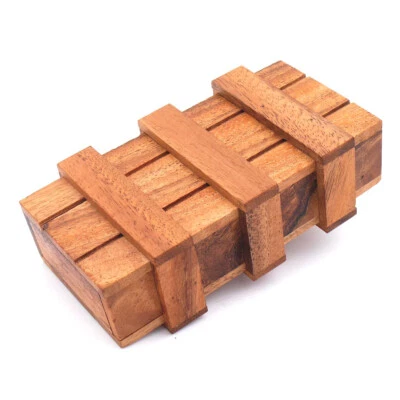 Geschenkbox, Magic Box, Schatzkiste, groß, Denk- und Knobelspiel, Holz
