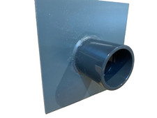 Pond Returns PVC 2 inch Straight PVC Koi Fish Ponds Pipe Fitting