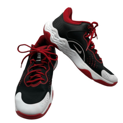 NEW ? Nike Fly By Mid 3 Men\'s Black Red White Basketball Shoes DD9311-005 Sz 12 $_12.JPG?set_id=880000500F main image 2