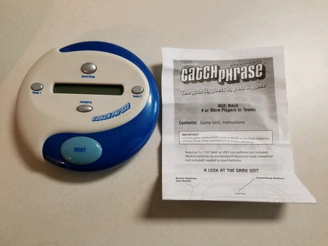 catchphrase handheld game