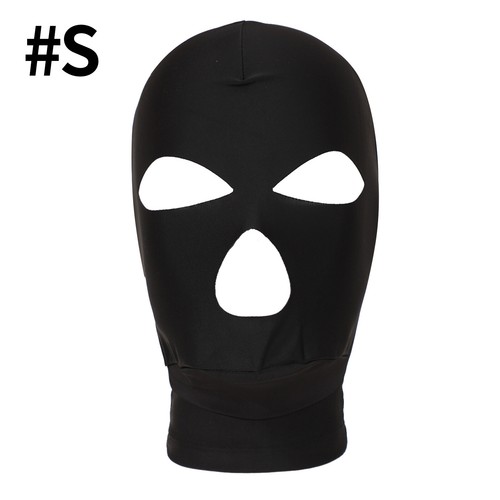 Adult Headgear Elastic Balaclava Hoods Cosplay Motorcycle Helmet Lined Black - Picture 16 of 47
