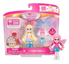 Royale High Light Fairy 3" Figure with Exclusive Virtual Code New in Package