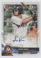 2018 Bowman Prospect Auto Aaron Knapp #PA-AK Auto m4h
