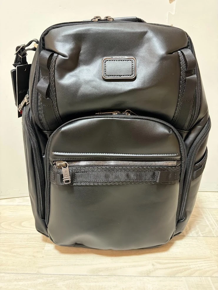 Tumi Vintage Nylon/ Leather Backpack s-l400.jpg main image 4