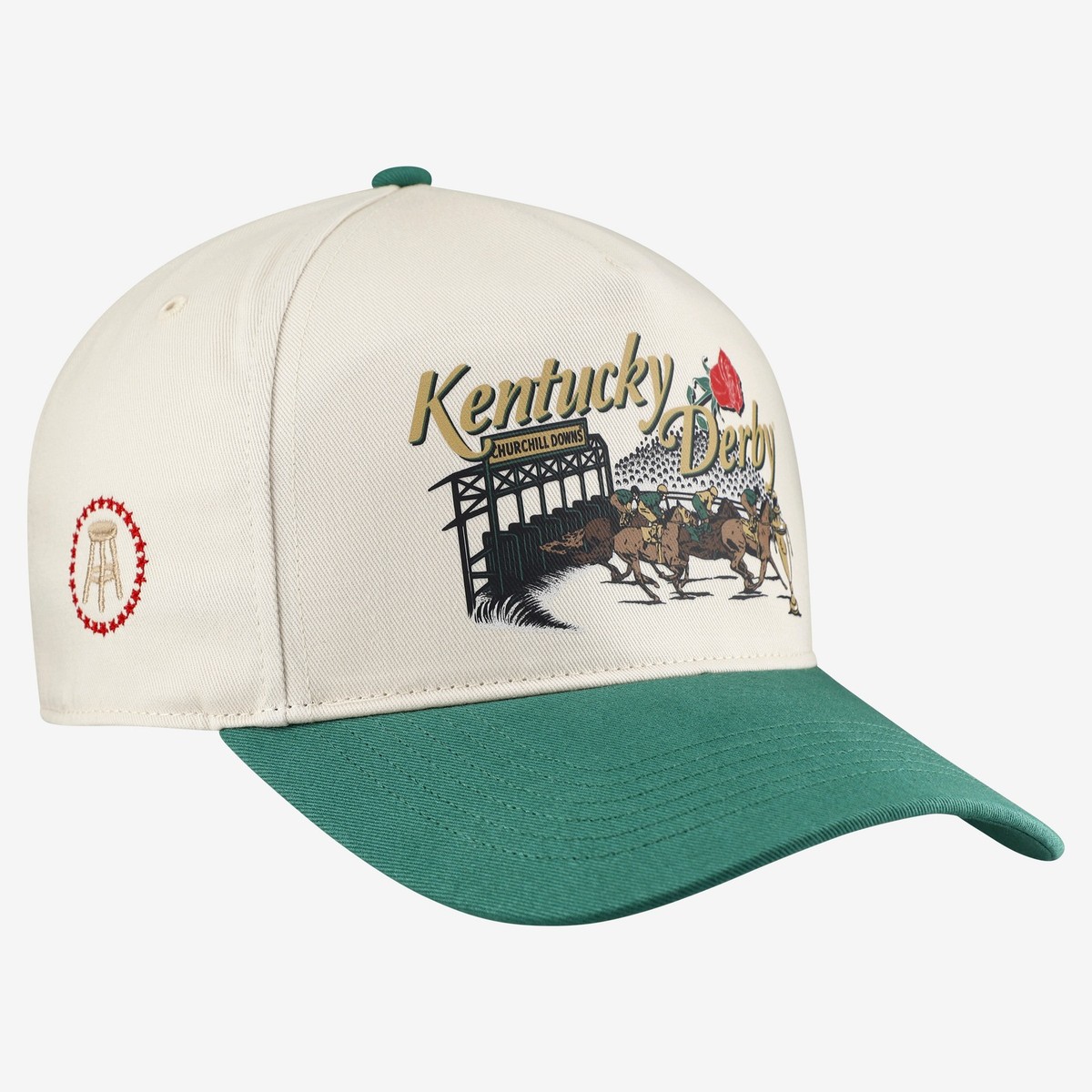 47 Kentucky Derby One of a Kind Hat 2016 White & Green 47 Brand Kentucky Derby White/Green – West NYC main image 2