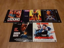 5 X JEAN CLAUDE VAN DAMME LASER DISC