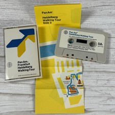 PAN AM Airlines Vintage Audio Walking Tour: Frankfurt Heidelberg Cassette Tape