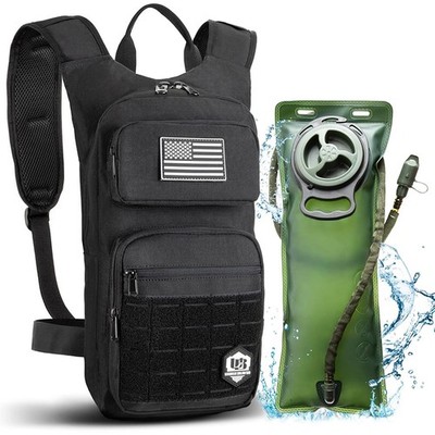3L TPU Water Bladder Bag Hydration Backpack Pack Hiking Camping Cycling Outdoor