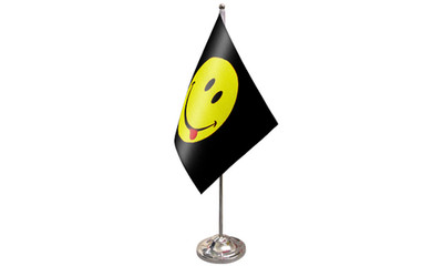 Flagtex Smiley Face Acid Tischflagge