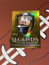 2025 Topps Chrome Julian Edelman, Legends Of The Gridiron Gold /50!!￼