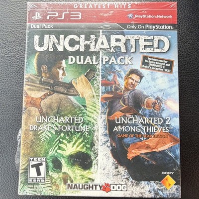 Sony Uncharted Dual Pack Drake's Fortune & Among Thieves PS3 GOTY Edition